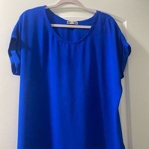 Pleione  XL royal blue Women’s blouse